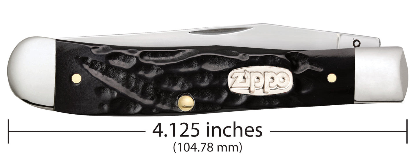 Rough Black Synthetic Trapper