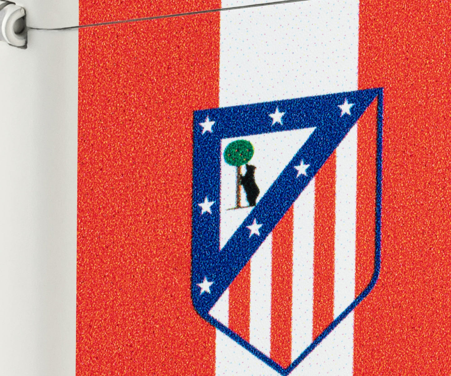 Motif rayures et logo de l’Atlético de Madrid