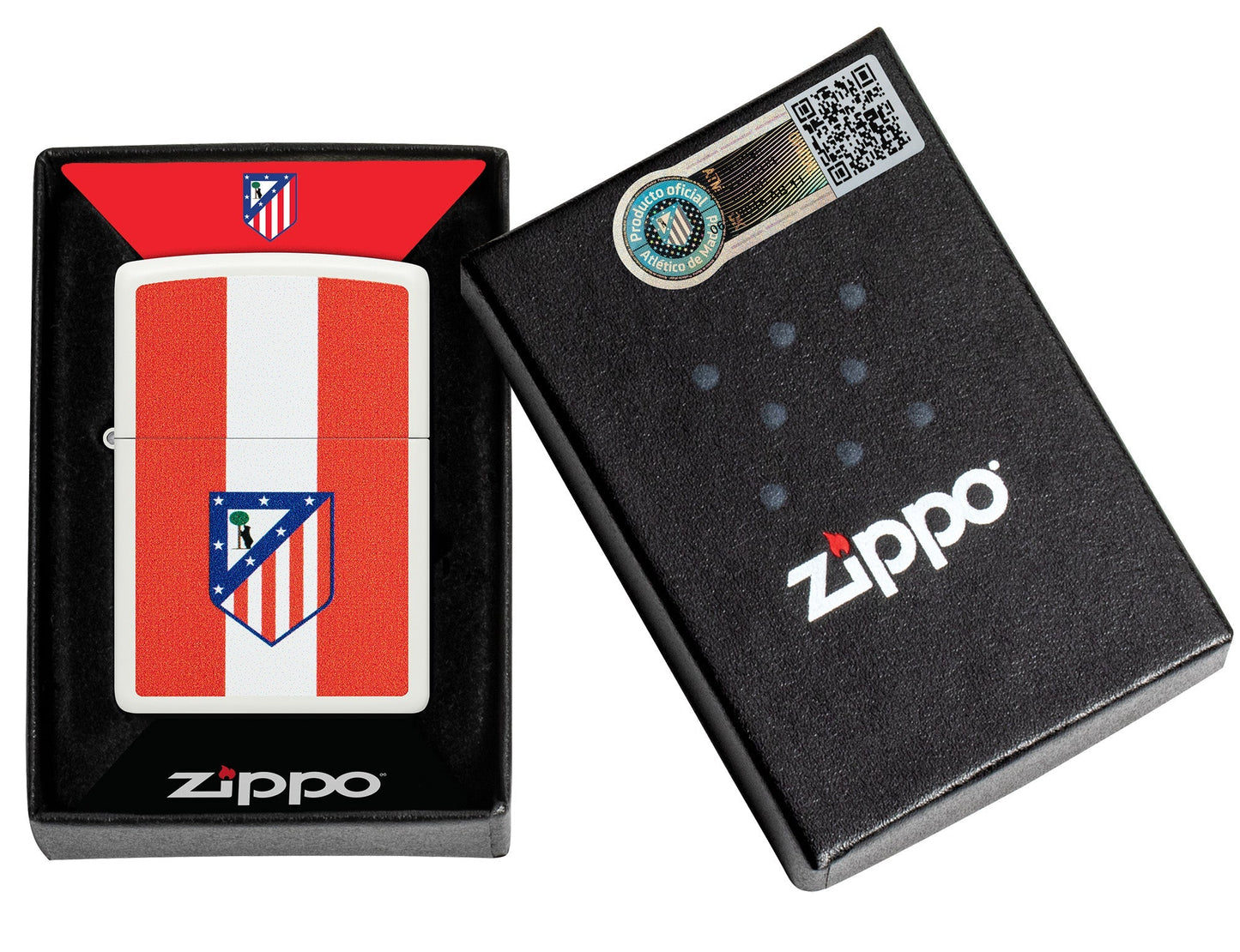 Motif rayures et logo de l’Atlético de Madrid