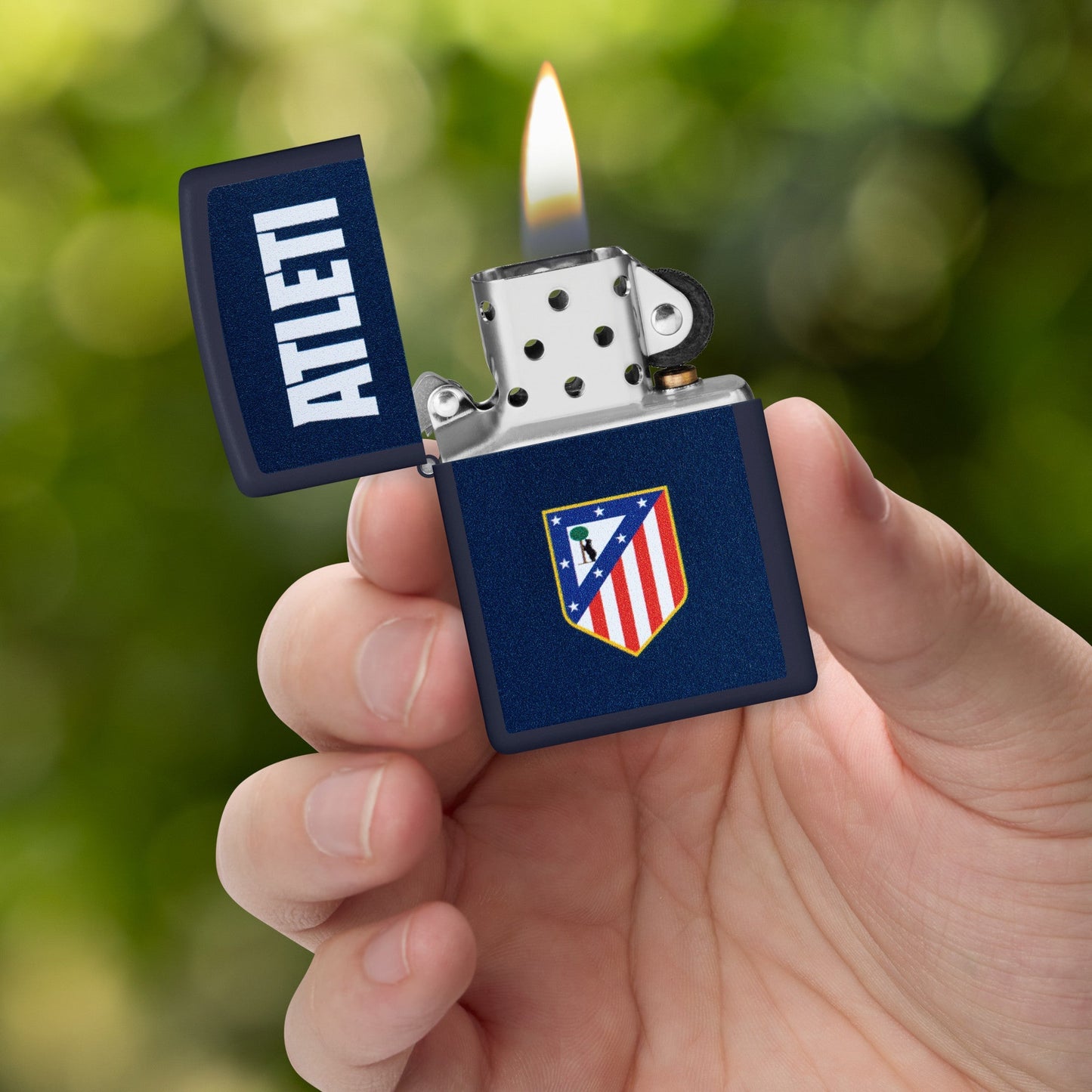 Motif Atleti bleu marine, Atlético de Madrid