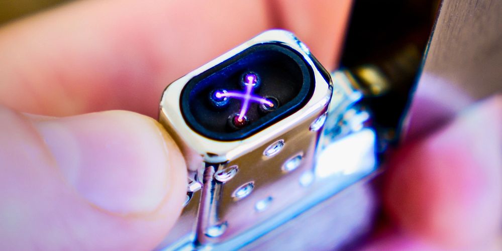 Insert de briquet rechargeable Double Arc