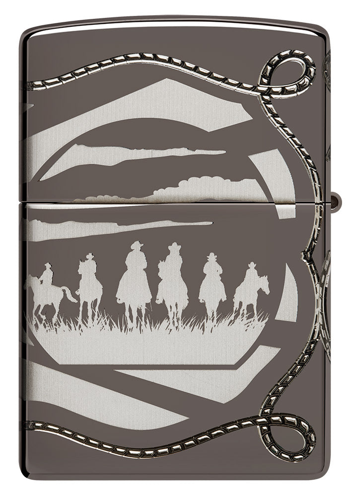 Zippo Briquet Tempête Fire Horse, Cheval De Feu, Chrome