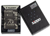 Briquet tempête Zippo Playboy 70th Anniversary Design dans sa boîte cadeau