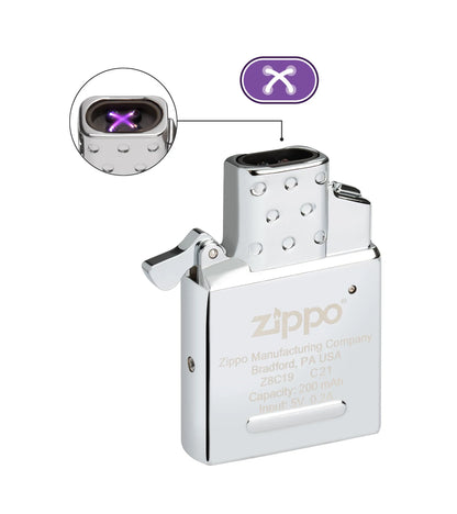 Insert de briquet rechargeable Double Arc