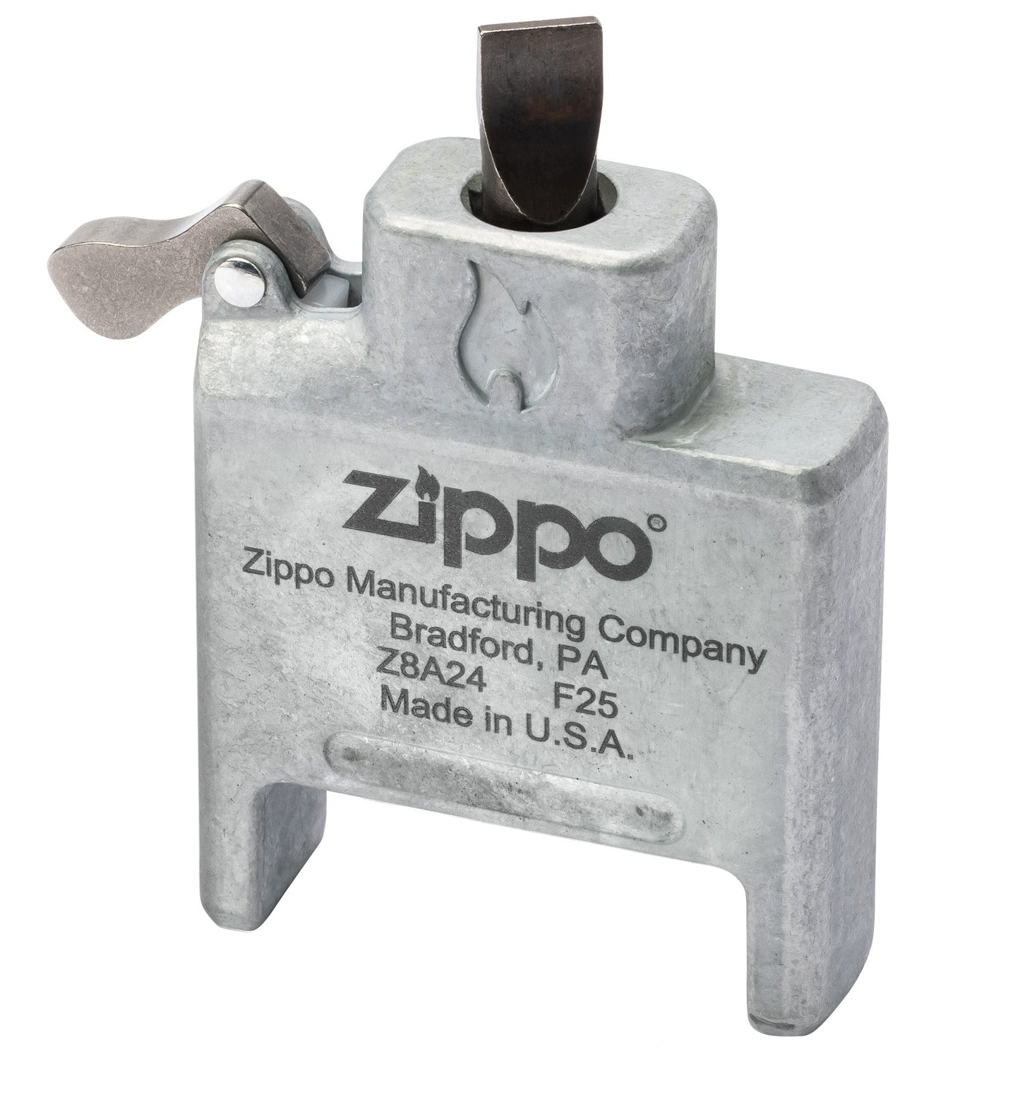 Tournevis Bit Safe avec boitier en chrome brossé