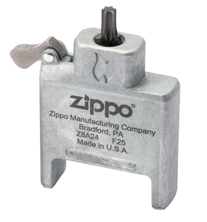 Tournevis Bit Safe avec boitier en chrome brossé