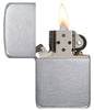 Briquet Zippo 1941 Replica vue de face en chrome brossé