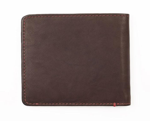 Vue de dos portefeuille horizontal fermé avec marque Zippo