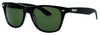 Vue de face 3/4 lunettes de soleil Zippo verres couleur vert