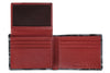 Portefeuille Zippo cuir motif camouflage gris avec logo Zippo double ouvert