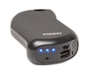 Chauffe-mains rechargeable Zippo Heatbank noir fond avec prise USB