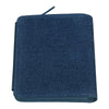 Denim Bi-Fold Zipper Wallet Back