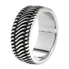 Tyre Style Ring Stainless Steel High Polish