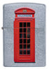 Frontansicht Zippo Feuerzeug Rote Telefonzelle aus London Online Only