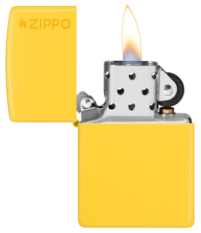 Classic Sunflower with Zippo Logo