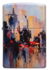 Frontansicht Zippo Feuerzeug 540 Grad City Skyline Design wie ein Gemälde Online Only