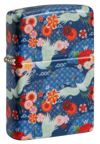 Vue de 3/4 du briquet tempête Kimono Design représentant la tenue traditionnelle japonaise