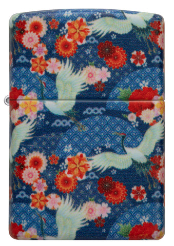 Vue de face du briquet tempête Kimono Design représentant la tenue traditionnelle japonaise