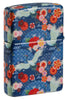 Vue de 3/4 de l'arrière du briquet tempête Kimono Design représentant la tenue traditionnelle japonaise