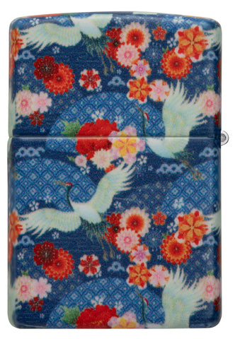 Vue de l'arrière du briquet tempête Kimono Design représentant la tenue traditionnelle japonaise