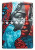 Vue de face briquet Zippo Tristan Eaton