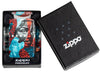 Briquet Zippo Tristan Eaton dans une boîte ouverte