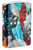 Vue de dos 3/4 briquet Zippo Tristan Eaton