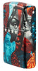 Vue de côté avant briquet Zippo Tristan Eaton