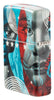 Vue de côté arrière briquet Zippo Tristan Eaton