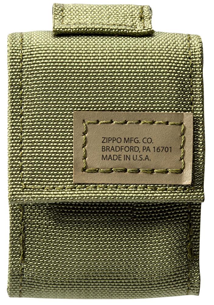 ZIPPO │ Coffret cadeau briquet tempête Black Crackle & Green Pouch