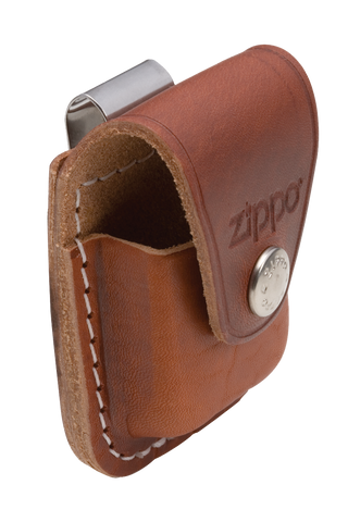 Pochette à briquet Zippo marron