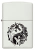 Vue de face du briquet tempête Zippo Dragons