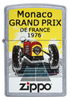 Vue de face du briquet tempête Zippo Grand Prix