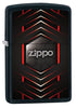 Vue de trois quarts du briquet tempête Zippo Metal Design