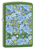 Vue de trois quarts du briquet tempête Zippo Tropical Design