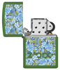 Vue de face du briquet tempête Zippo Tropical Design éteint, sans flamme