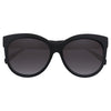 Lunettes de soleil Zippo Cat Eye vue de face en noir