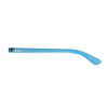 Branches de lunettes Zippo Vue de face en bleu clair avec logo Zippo blanc